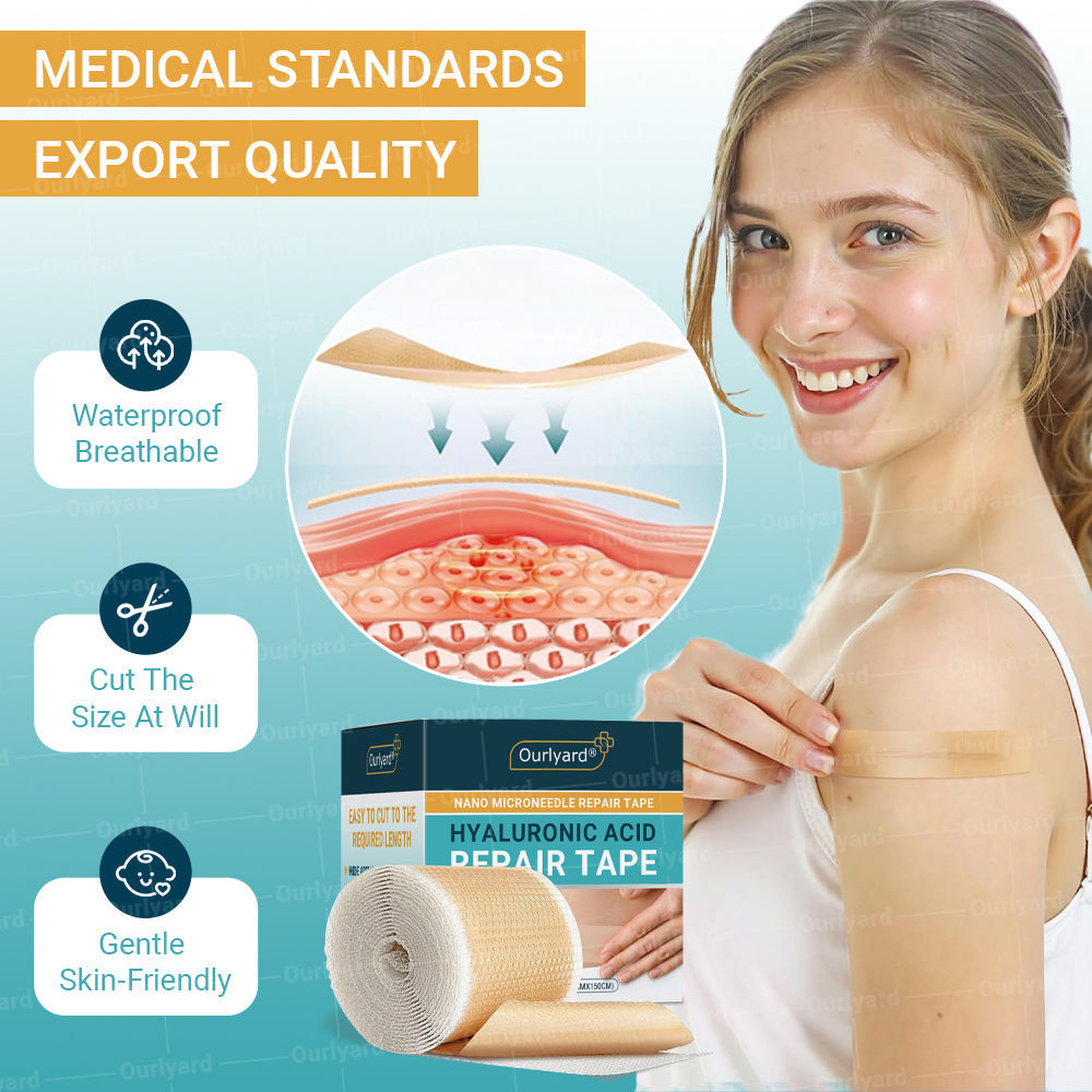 Ourlyard® Hyaluron-Nano-Mikronadel-Tape: Intensive Narbenpflege & Hautregeneration