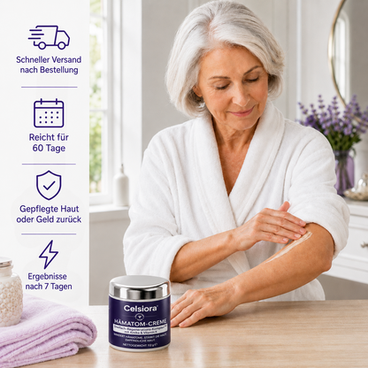 👩‍⚕️🌷 Celsiora® Intensiv-Pflegecreme für empfindliche, zu blauen Flecken neigende Haut