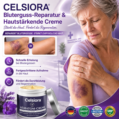 💥 ÜBER 75.000-MAL VERKAUFT – Celsiora® Intensivpflege bei blauen Flecken & empfindlicher Haut