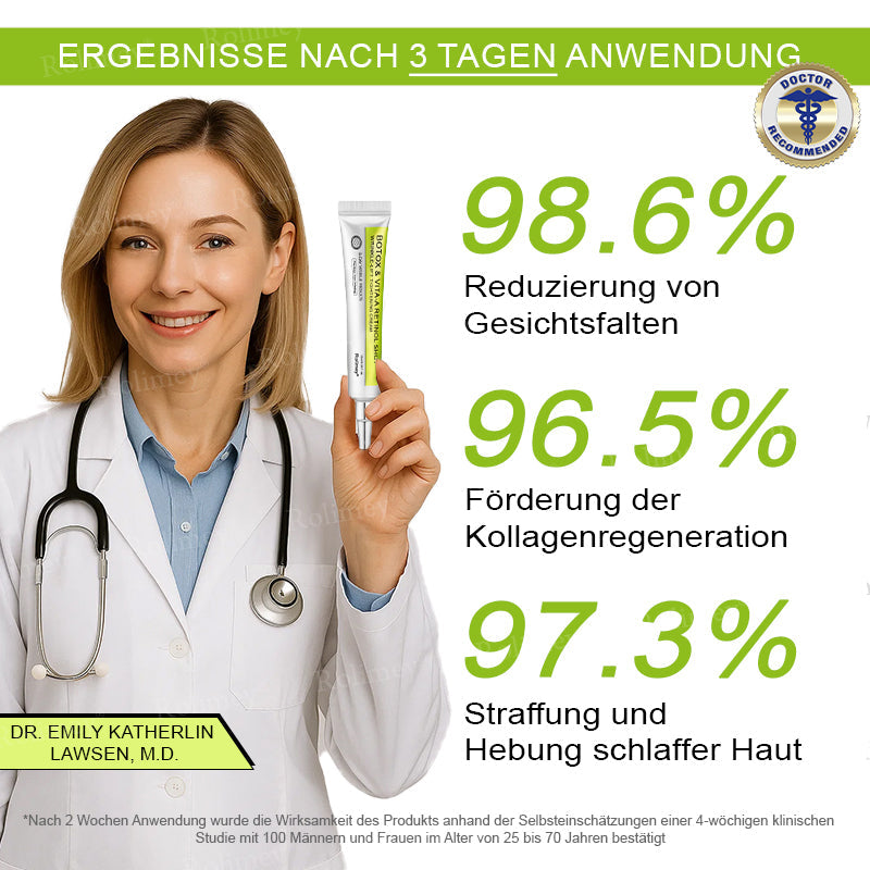 Rolimey® Retinol & Botox Shot » Straffende Gesichtscreme gegen Falten