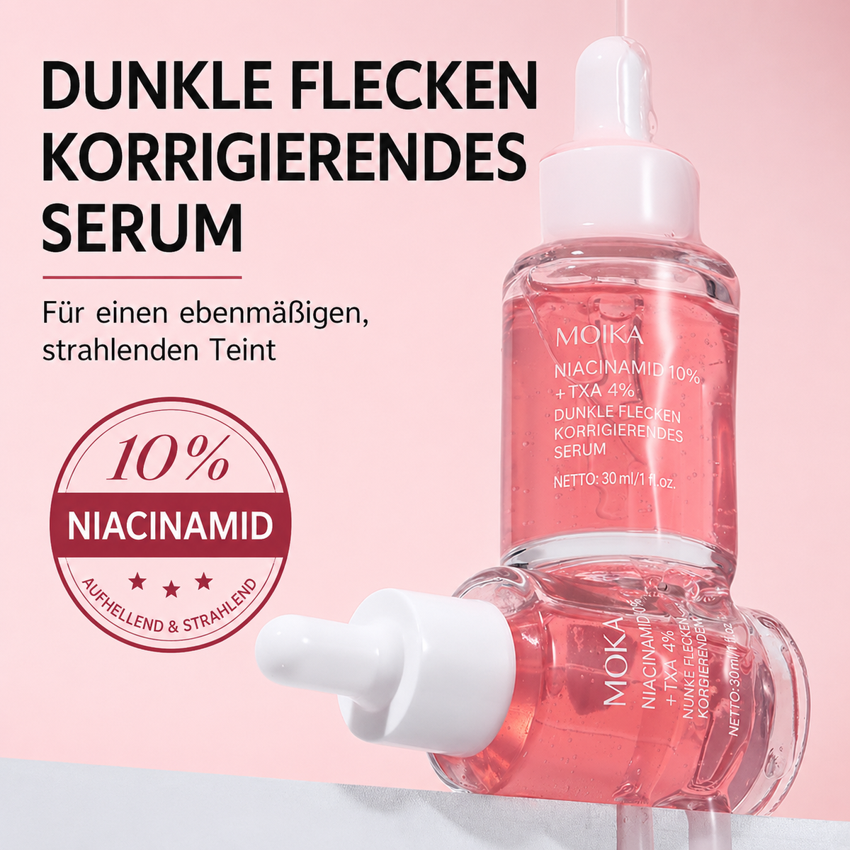 Niacinamid & Hyaluronsäure Hautpflege
